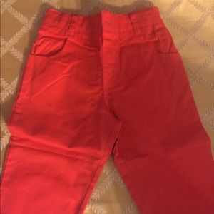 Toddler red pants